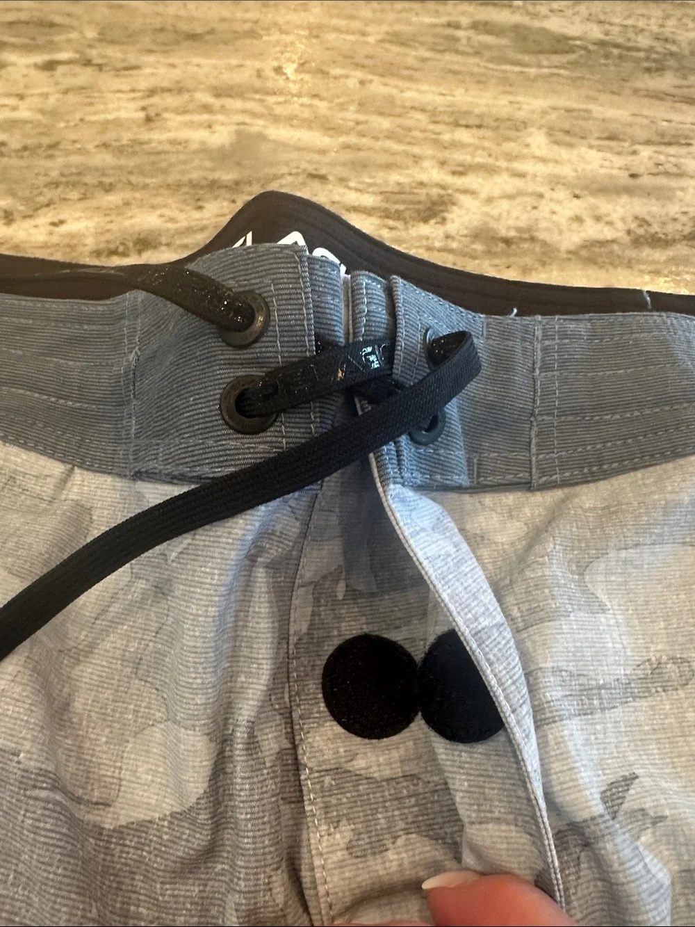 Pelagic Men’s Gray Camo Swim Board Shorts